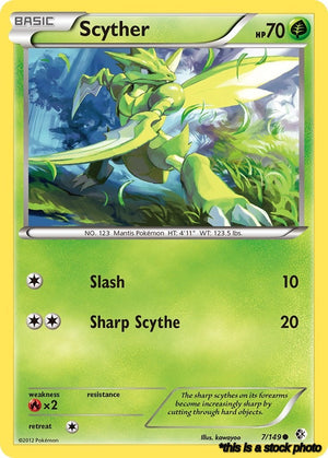 7/149 Scyther Common Normal