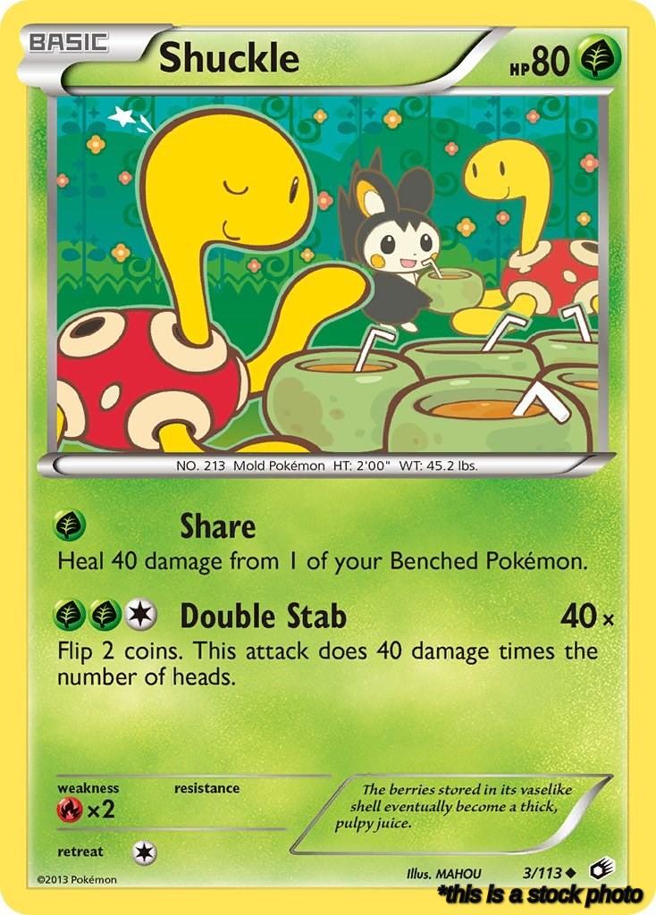 3/113 Shuckle Uncommon Reverse Holofoil