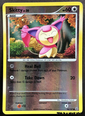 93/127 Skitty Common Reverse Holofoil