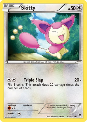 Common Skitty [109/135 Moderately Played ]