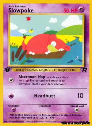 67/82 Slowpoke Common 1st Edition