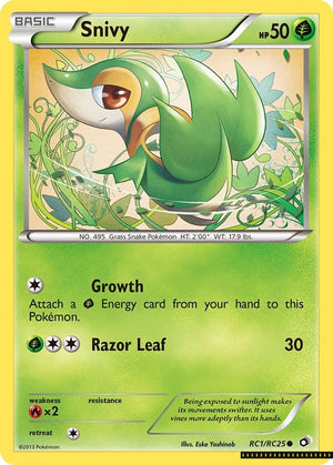 Common Snivy [RC1/RC25 Near Mint ]