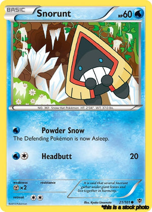 Normal Snorunt [21/101 Lightly Played ]