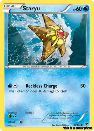 Normal Staryu [33/146 Lightly Played ]