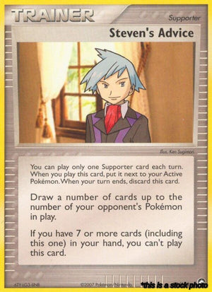 83/108 Steven's Advice Uncommon Reverse Holofoil