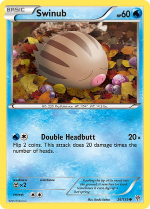 Common Swinub [26/135 Lightly Played ]