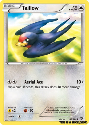 Reverse Holofoil Taillow [102/146 Lightly Played ]