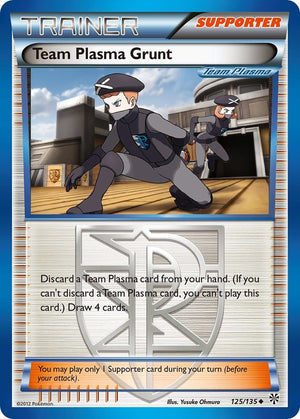 Uncommon Team Plasma Grunt (Team Plasma) [125/135 Near Mint ]