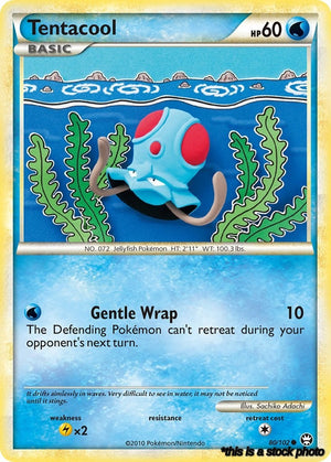 Normal Tentacool [80/102 Moderately Played ]