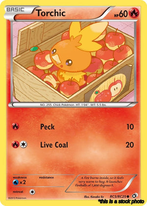 Holofoil Torchic [RC5/RC25 Near Mint ]