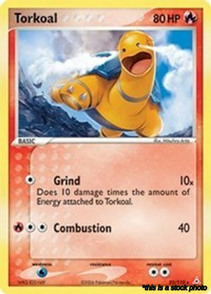 Normal Torkoal [33/110 Moderately Played ]