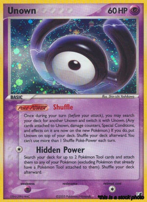 H/28 Unown (H) Holo Rare Holofoil
