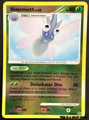73/132 Venomoth Uncommon Reverse Holofoil