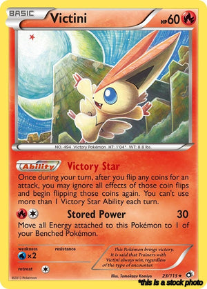 Holofoil Victini [23/113 Near Mint ]