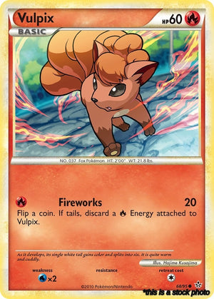 68/95 Vulpix Common Normal