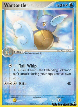 Reverse Holofoil Wartortle - 043/100 [43/100 Heavily Played ]