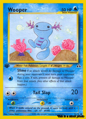 1st Edition Wooper [71/75 Near Mint ]