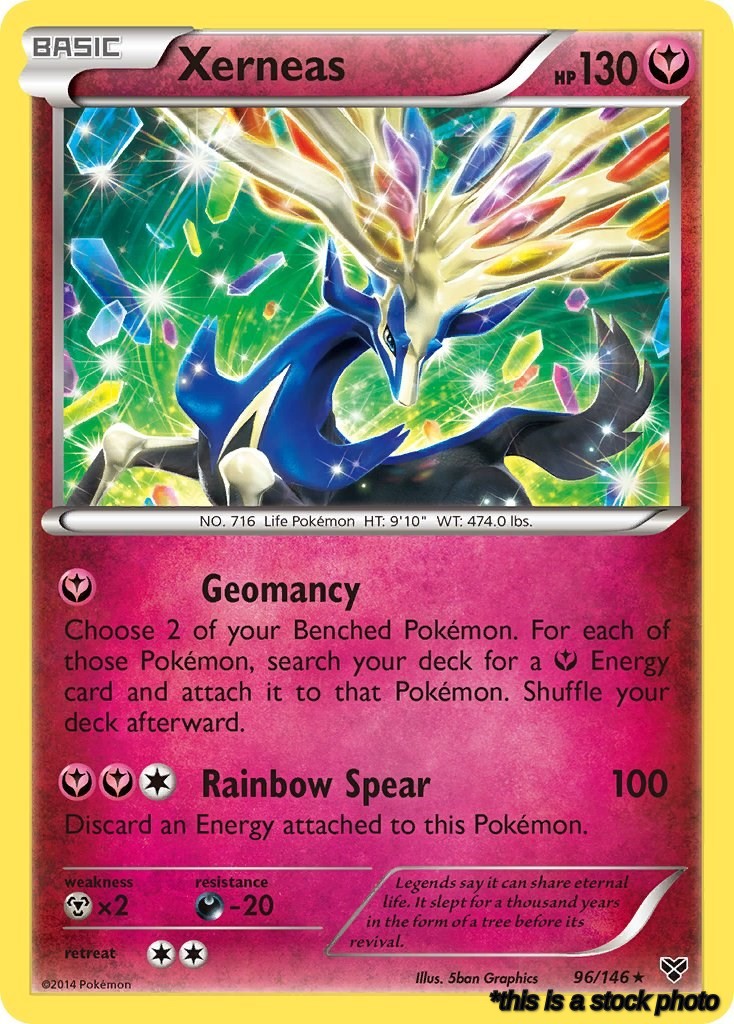 96/146 Xerneas Rare Reverse Holofoil