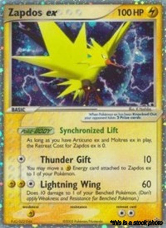 033 Zapdos ex (EX Collector's Window Tins) Promo Holofoil