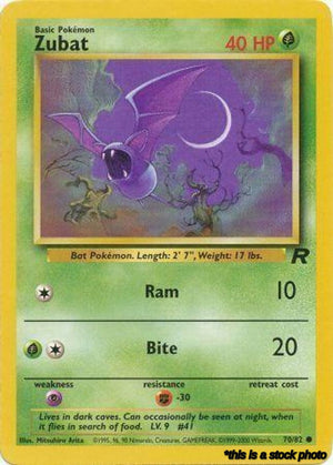 70/82 Zubat Common Unlimited