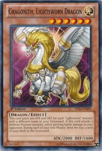 1st Edition Gragonith, Lightsworn Dragon [SDLI-EN005 Lightly Played] Common / Short Print