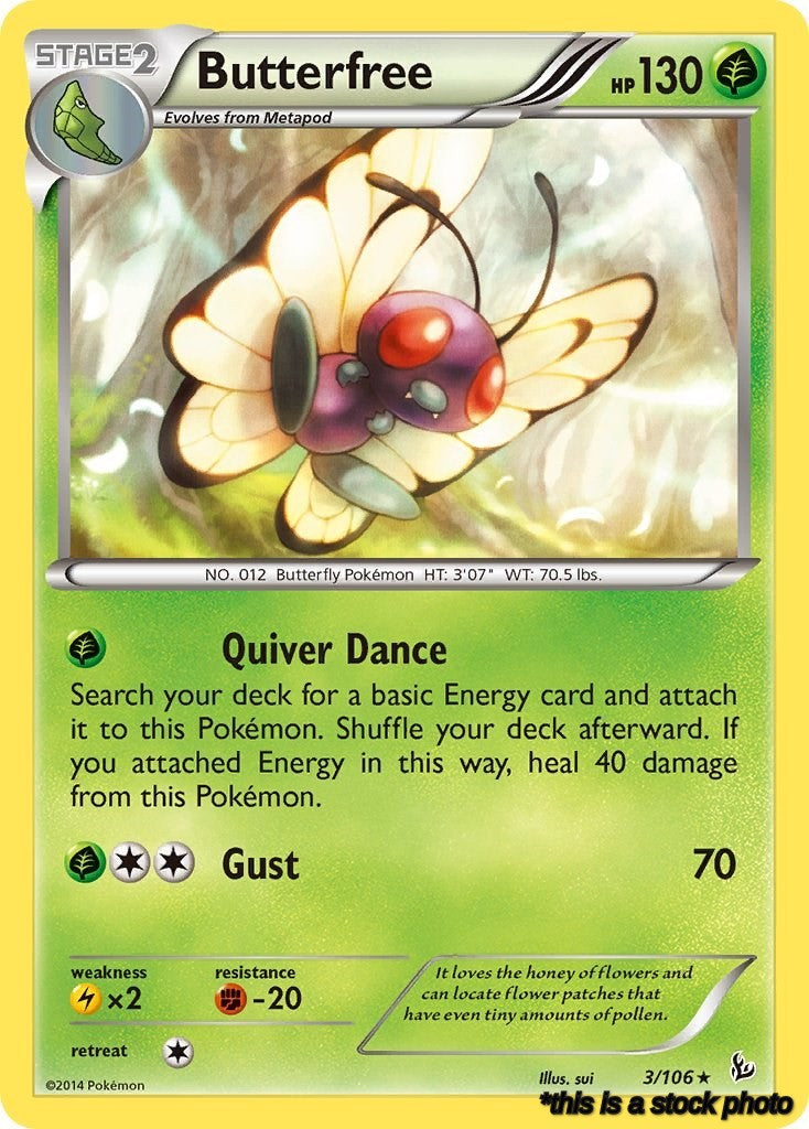 3/106 Butterfree Rare Normal