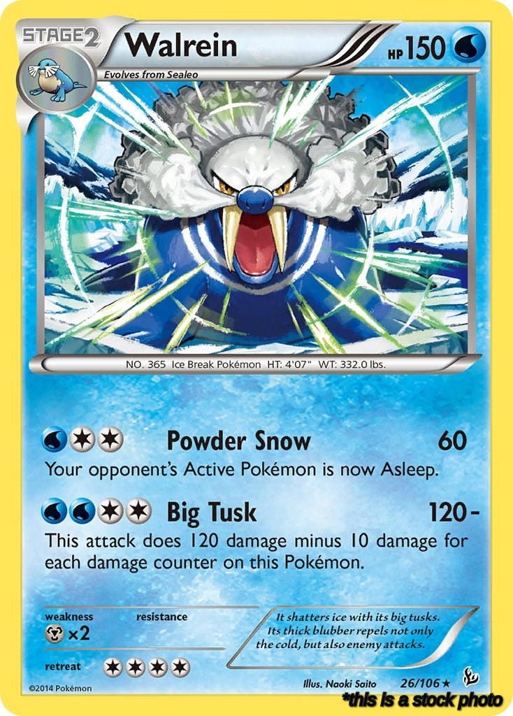 Normal Walrein [26/106 Lightly Played ]