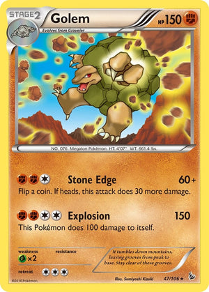 Rare Golem [47/106 Near Mint ]