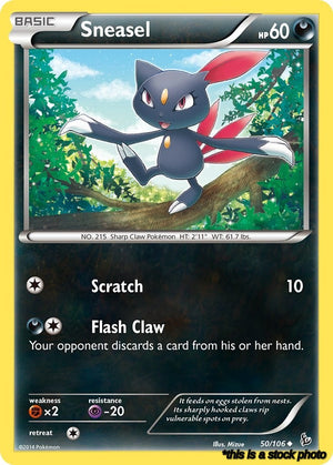 50/106 Sneasel (50) Uncommon Normal