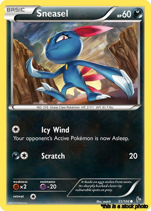 51/106 Sneasel (51) Common Normal