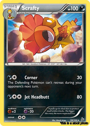 Rare Scrafty [59/106 Lightly Played ]