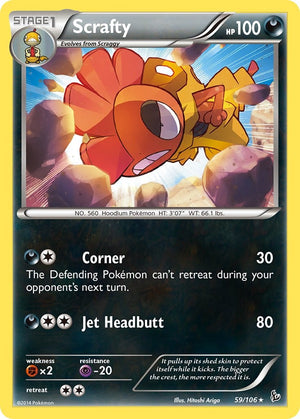 Rare Scrafty [59/106 Lightly Played ]