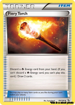89/106 Fiery Torch Uncommon Normal