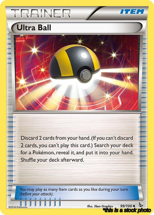 99/106 Ultra Ball Uncommon Normal