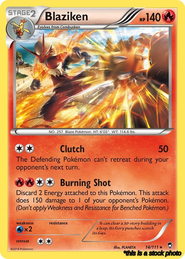 Holofoil Blaziken [14/111 Near Mint ]