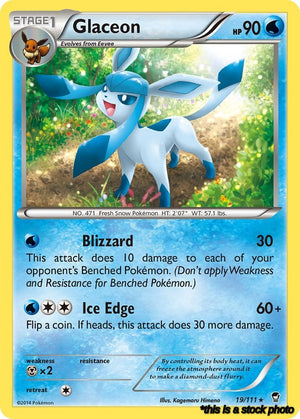 Normal Glaceon [19/111 Near Mint ]