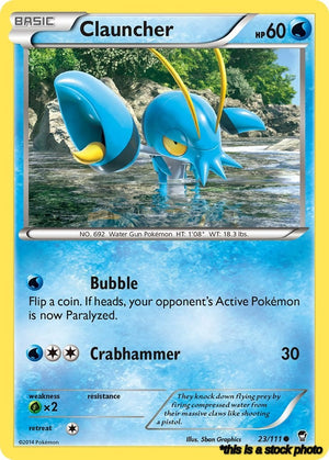 Common Clauncher [23/111 Lightly Played ]