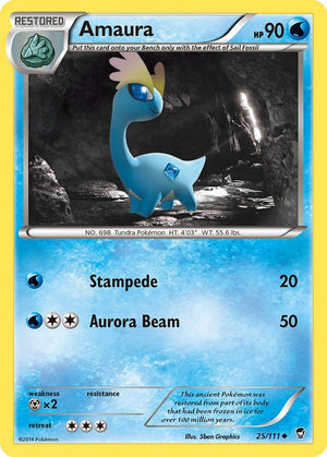 Uncommon Amaura [25/111 Near Mint ]