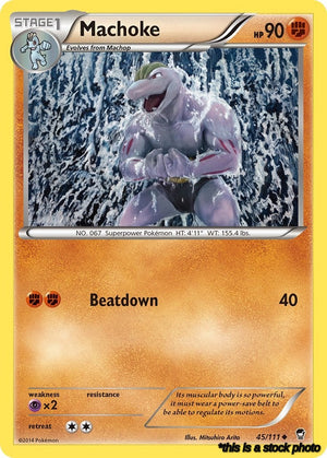 45/111 Machoke Uncommon Normal