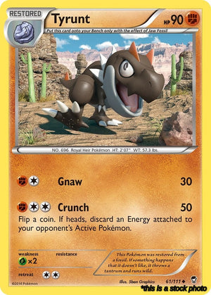 Uncommon Tyrunt [61/111 Near Mint ]