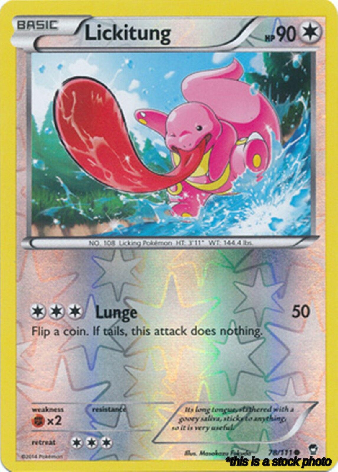 Reverse Holofoil Lickitung [78/111 Lightly Played ]