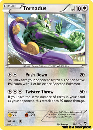 Normal Tornadus [86/111 Near Mint ]