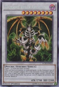 1st Edition Thought Ruler Archfiend [LC5D-EN233 Near Mint] Secret Rare