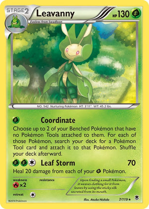 Rare Leavanny [7/119 Near Mint ]