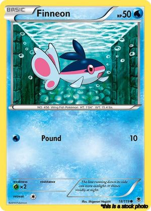 Reverse Holofoil Finneon [18/119 Near Mint ]