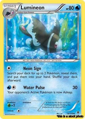 19/119 Lumineon Uncommon Normal
