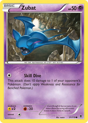 Common Zubat [31/119 Lightly Played ]