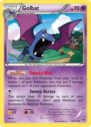 Uncommon Golbat [32/119 Lightly Played ]