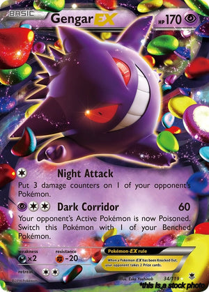 34/119 Gengar EX Ultra Rare Holofoil
