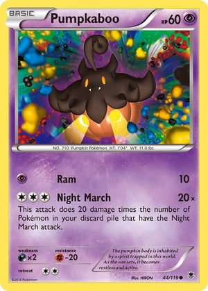 Common Pumpkaboo [44/119 Lightly Played ]